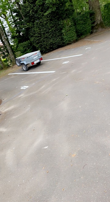 Marquage au sol par une entreprise de peinture vers Changé